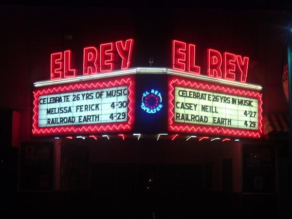 El Rey Theatre Seating Chart