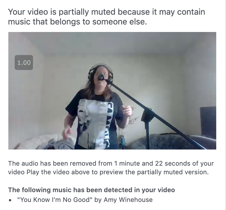 Muted Video AC