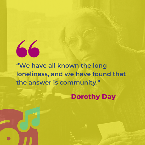 Home - Dorothy Day Quote