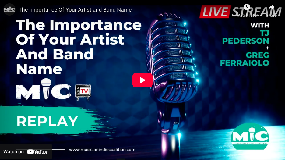 Importance of Band Name - MIC