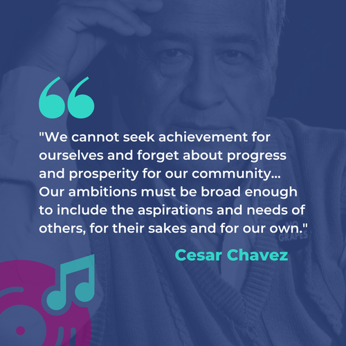 Home - Cesar Chavez Quote
